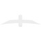 Ekena Millwork Bellingham Architectural Grade PVC Gable Bracket, 72"W x 18"H x 4"D x 6"F, 6/12 Pitch GBP072X18X0406BEL00 - alternate 5